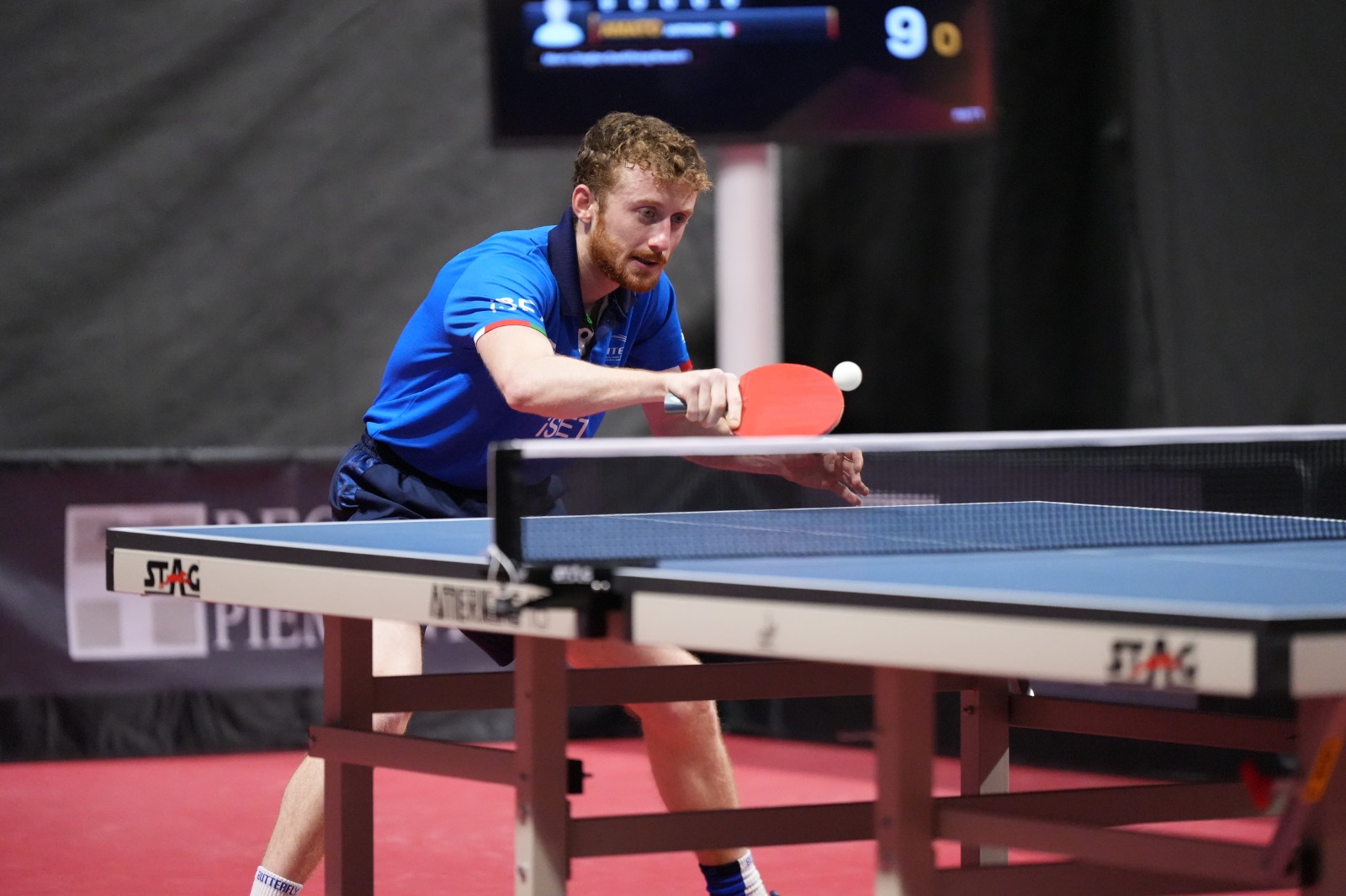 WTT Feeder Biella 2023 Antonino Amato in azione