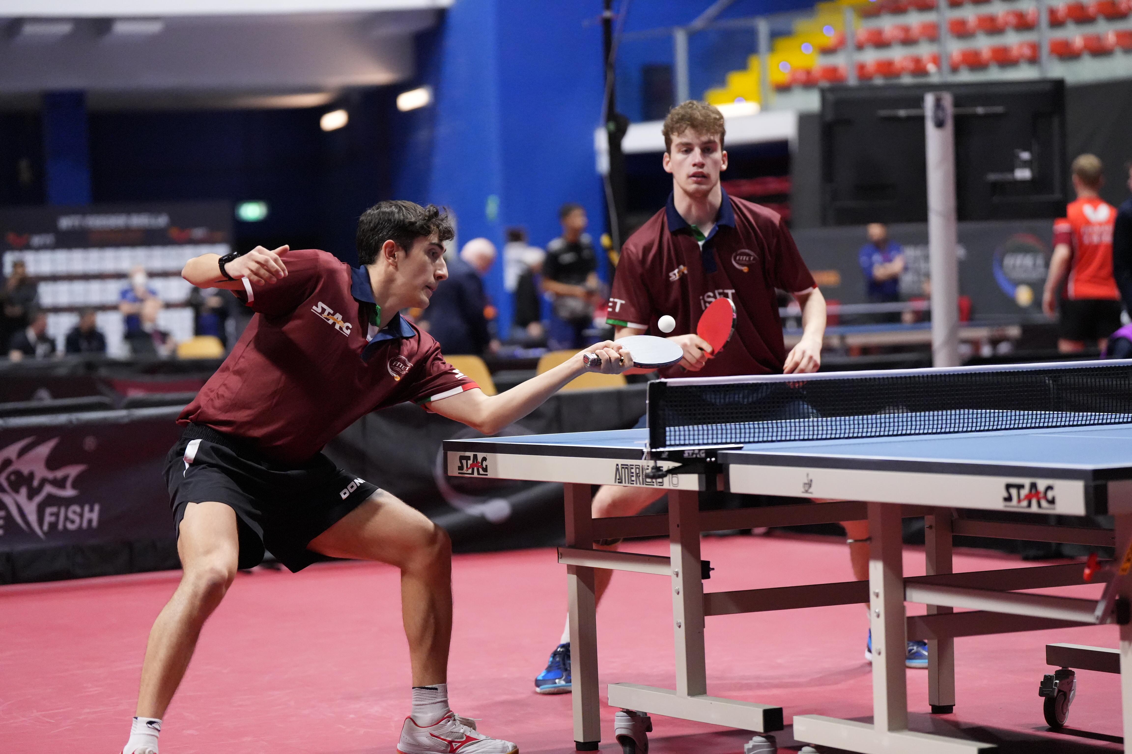 WTT Feeder Biella 2023 Daniele Pinto e Matteo Mutti in azione