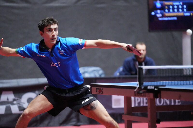 WTT Feeder Biella 2023 Daniele Pinto in azione