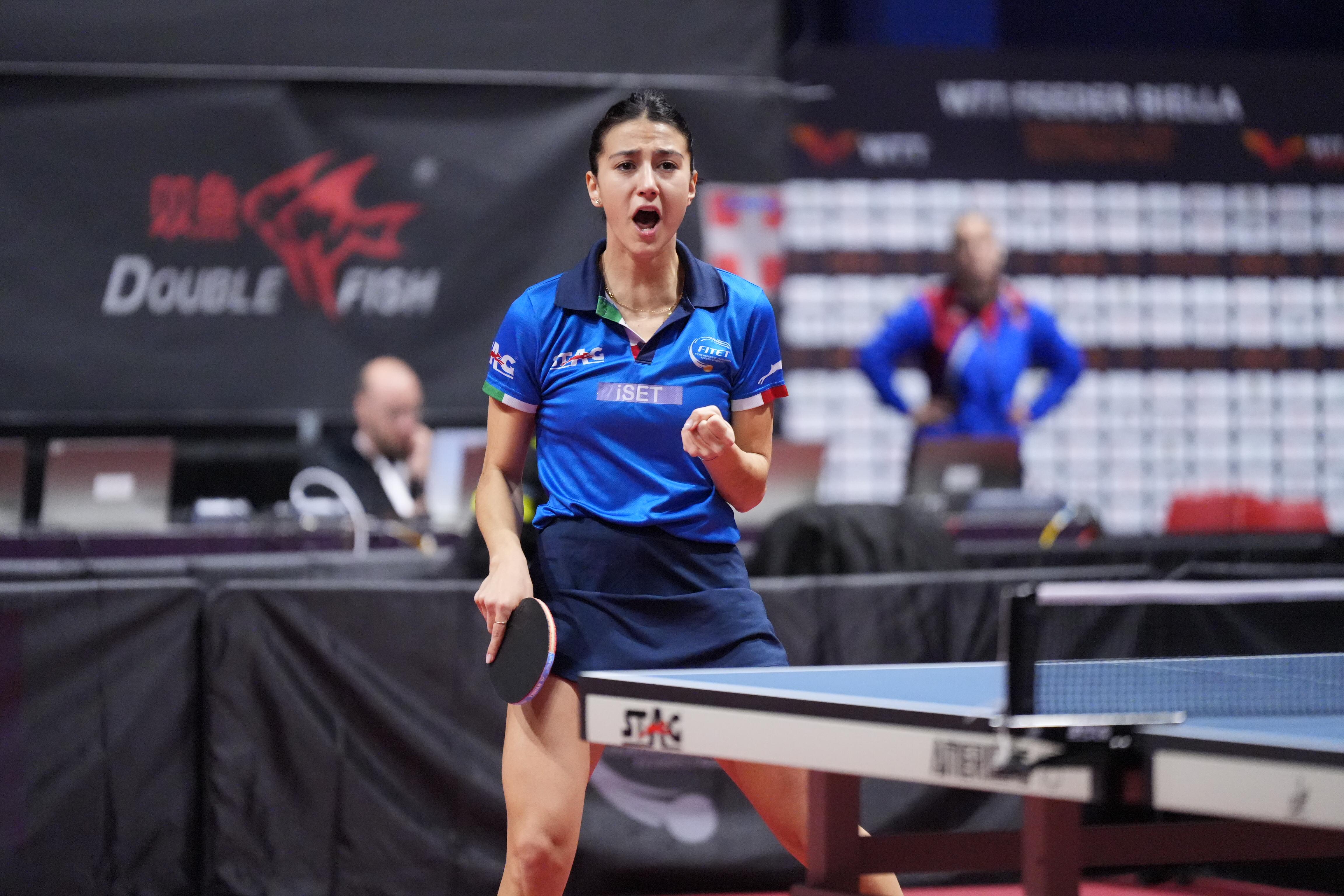 WTT Feeder Biella 2023 Giorgia Piccolin batte Solomiya Brateyko