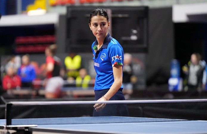 WTT Feeder Biella 2023 Giorgia Piccolin in attesa di servire