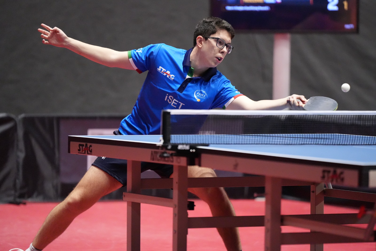 WTT Feeder Biella 2023 Matteo Fantoni in azione