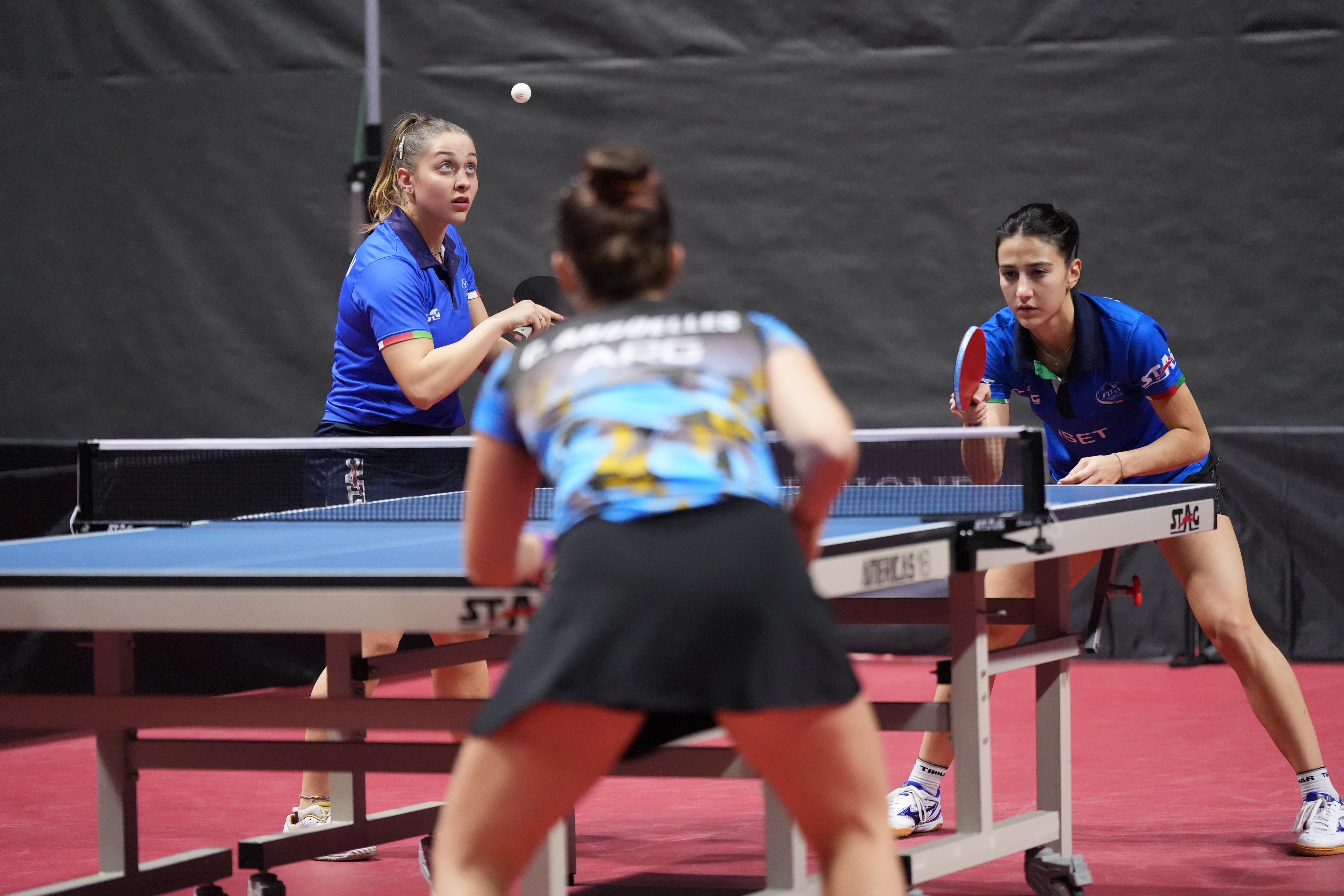 WTT Feeder Biella 2023 Nicole Arlia e Giorgia Piccolin in azione