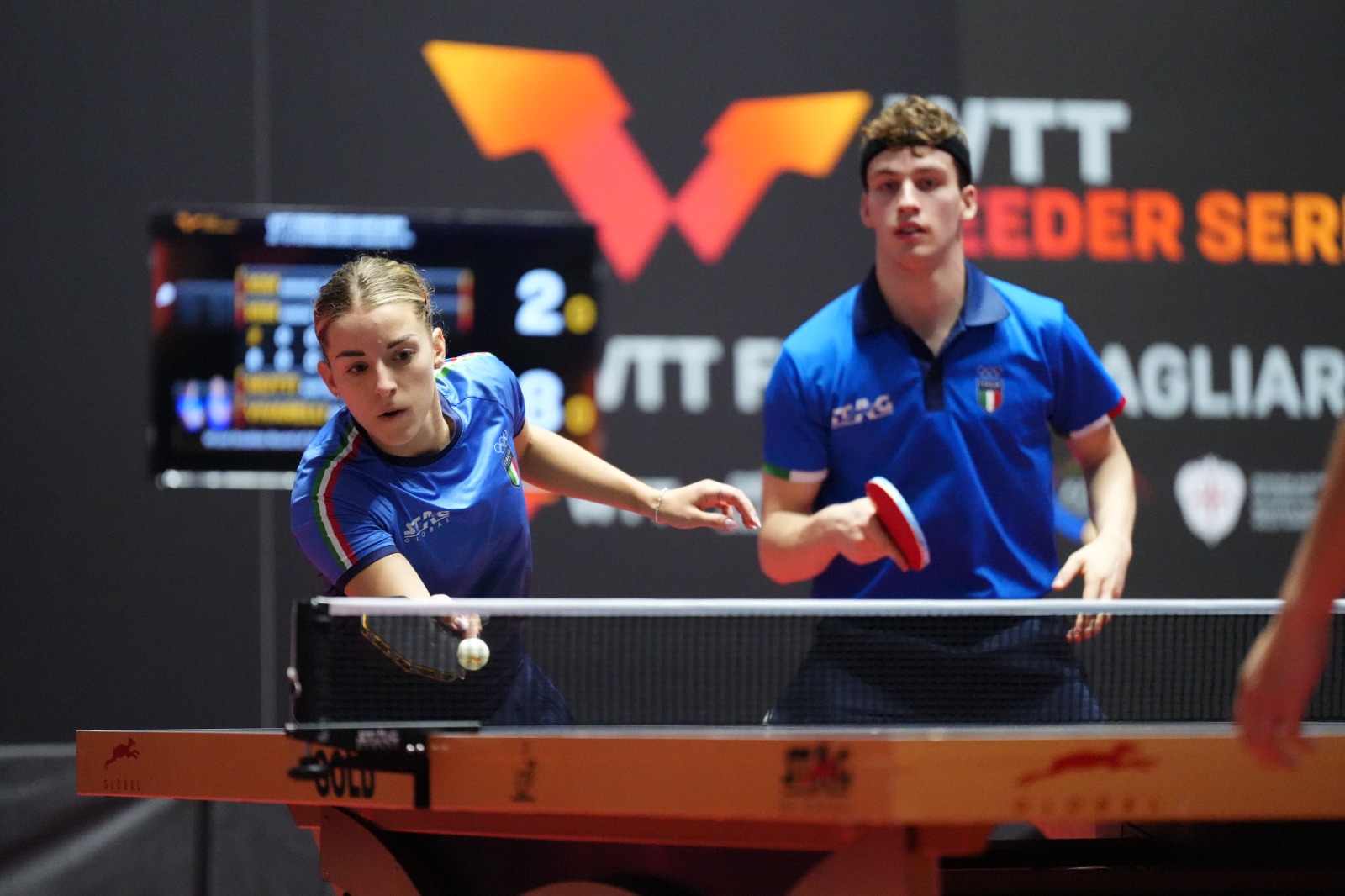 WTT Feeder Cagliari 2024 Debora Vivarelli e Matteo Mutti