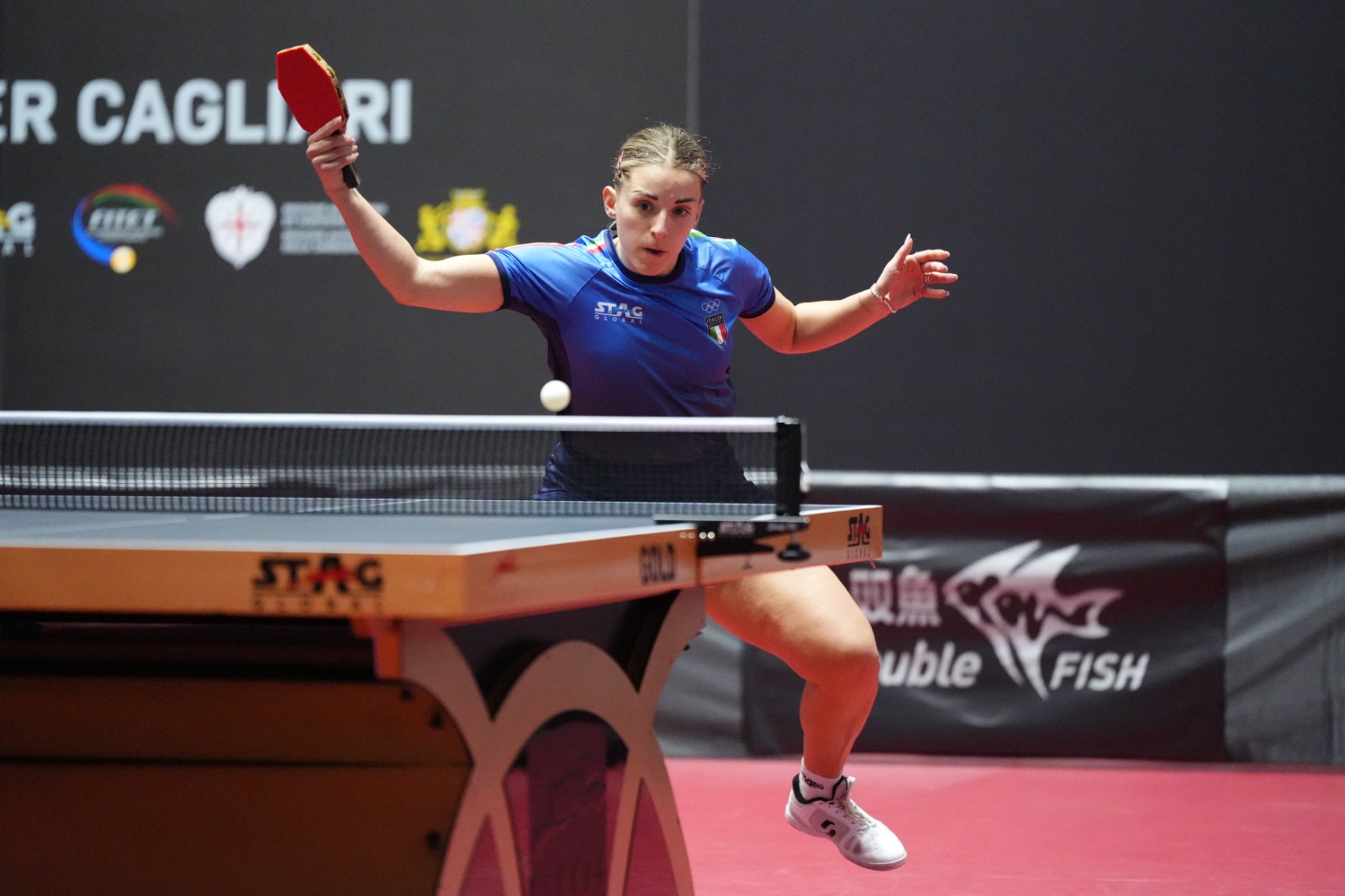 WTT Feeder Cagliari 2024 Debora Vivarelli in azione