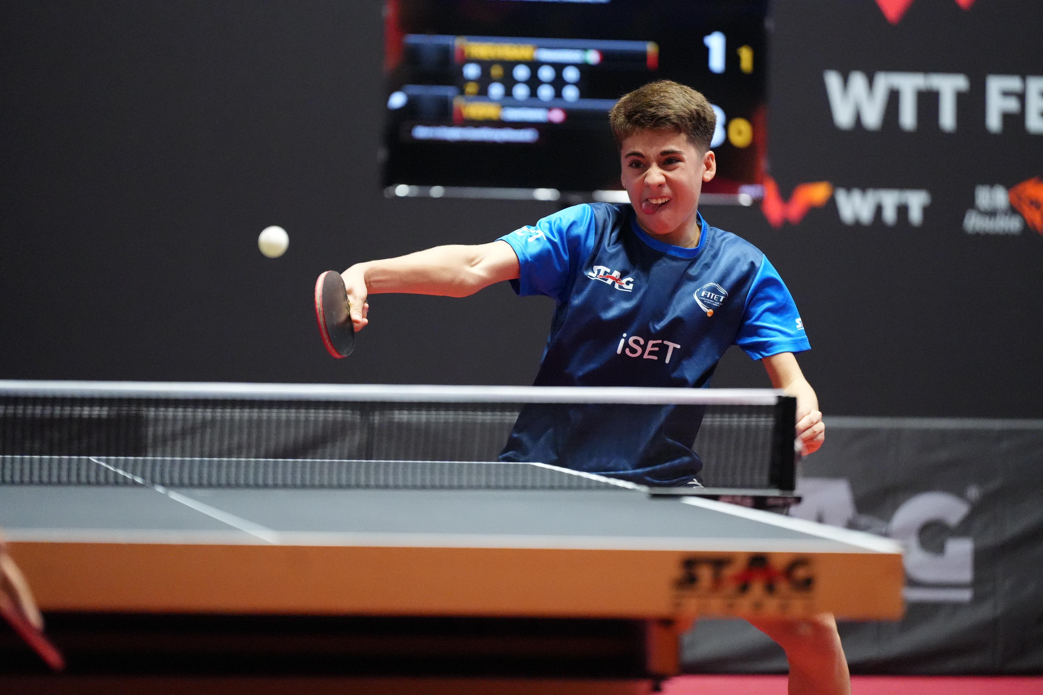 WTT Feeder Cagliari 2024 Francesco Trevisan in azione
