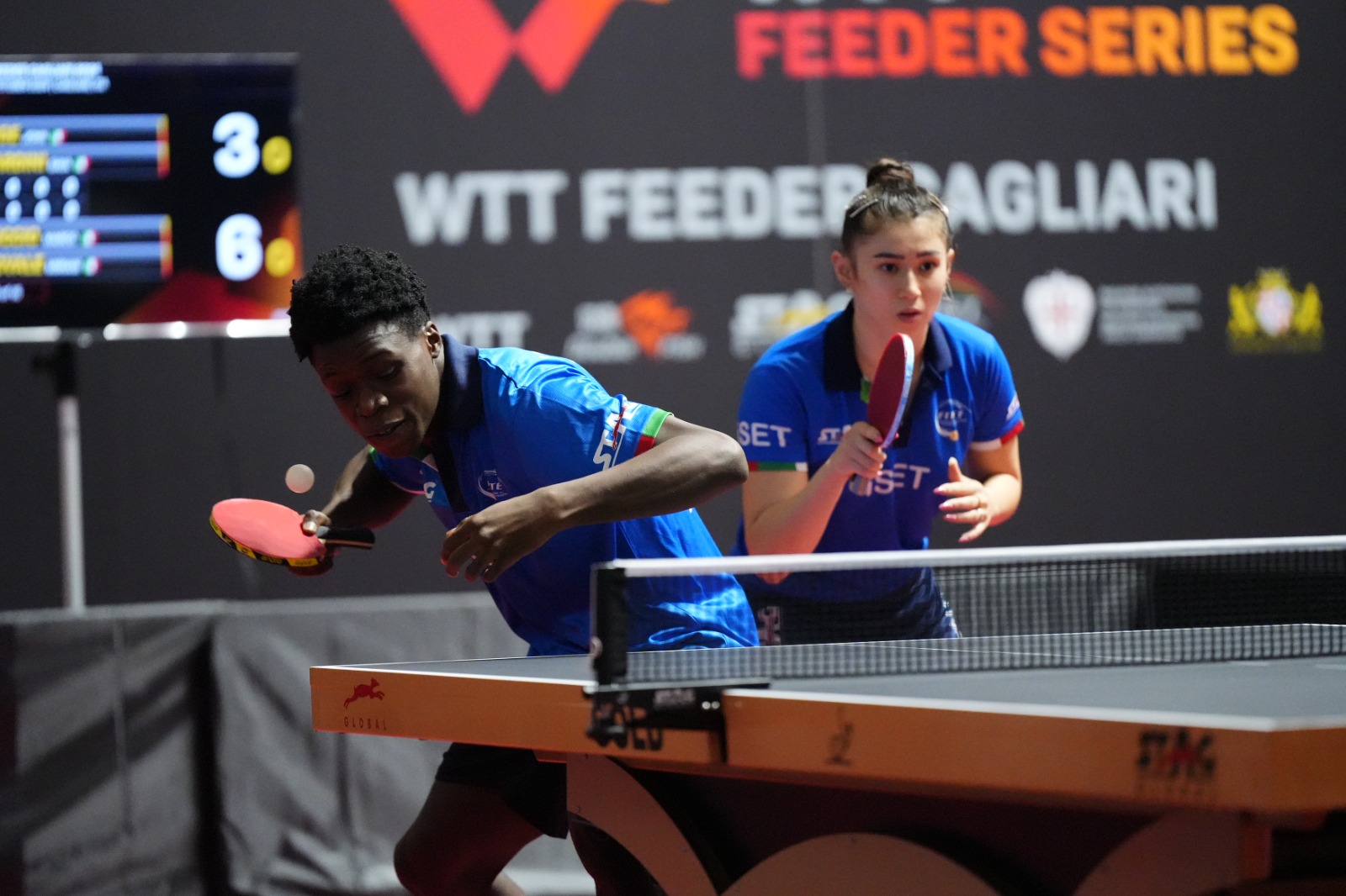 WTT Feeder Cagliari 2024 John Oyebode e Gaia Monfardini