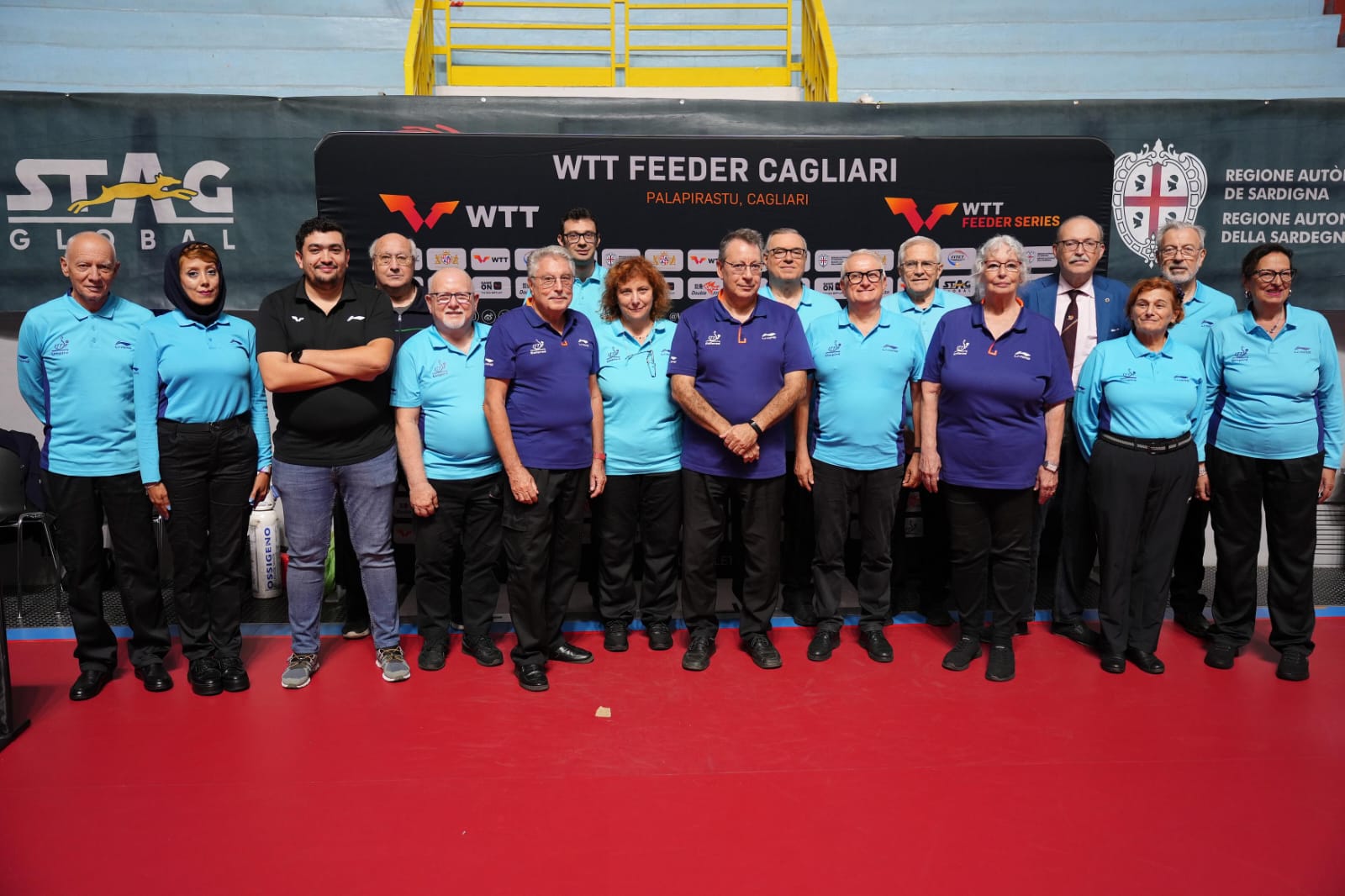 WTT Feeder Cagliari 2024 gruppo arbitrale