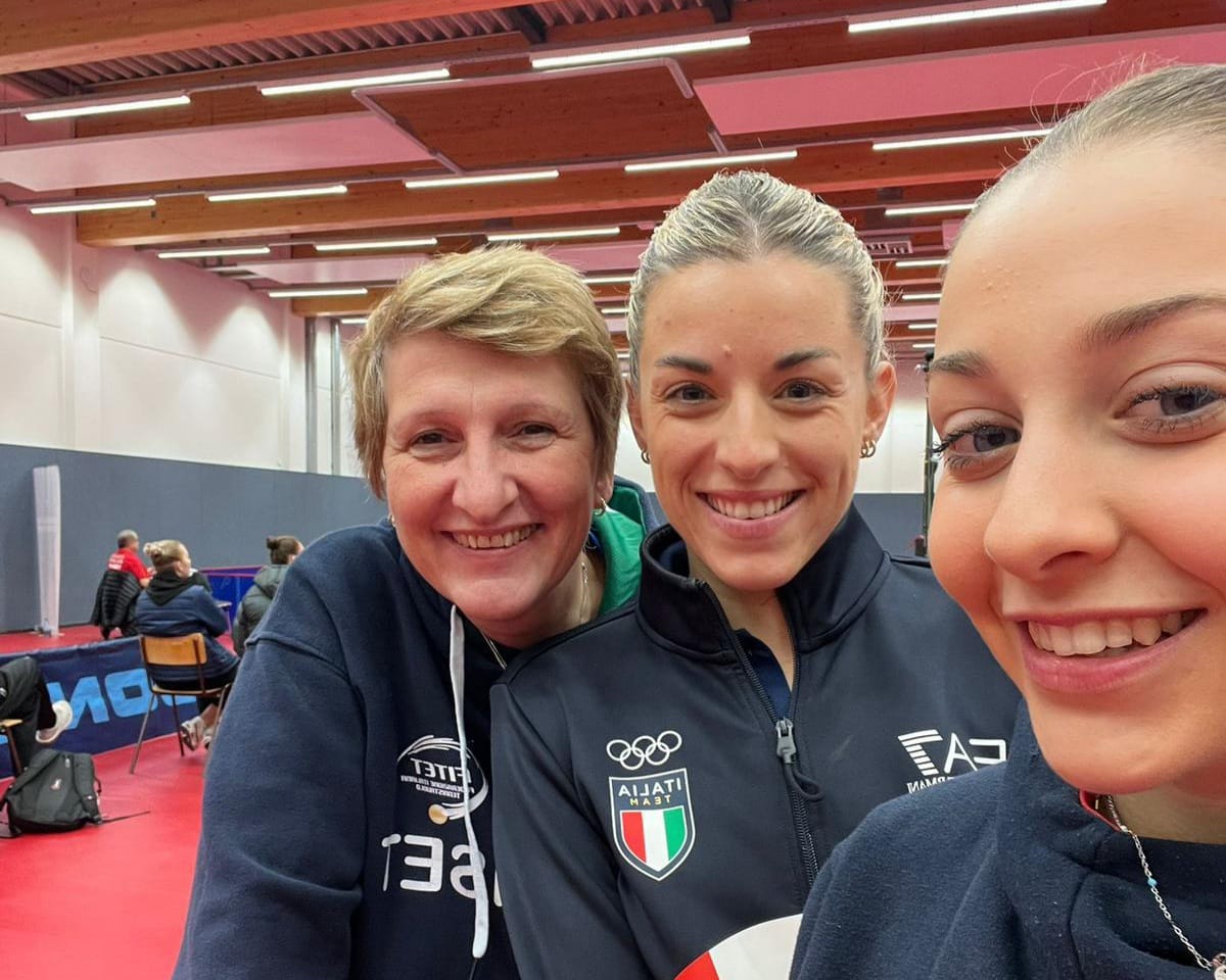 WTT Feeder Düsseldorf III 2022 Debora Vivarelli e Nicole Arlia terze in doppio con il tecnico Elena Timina