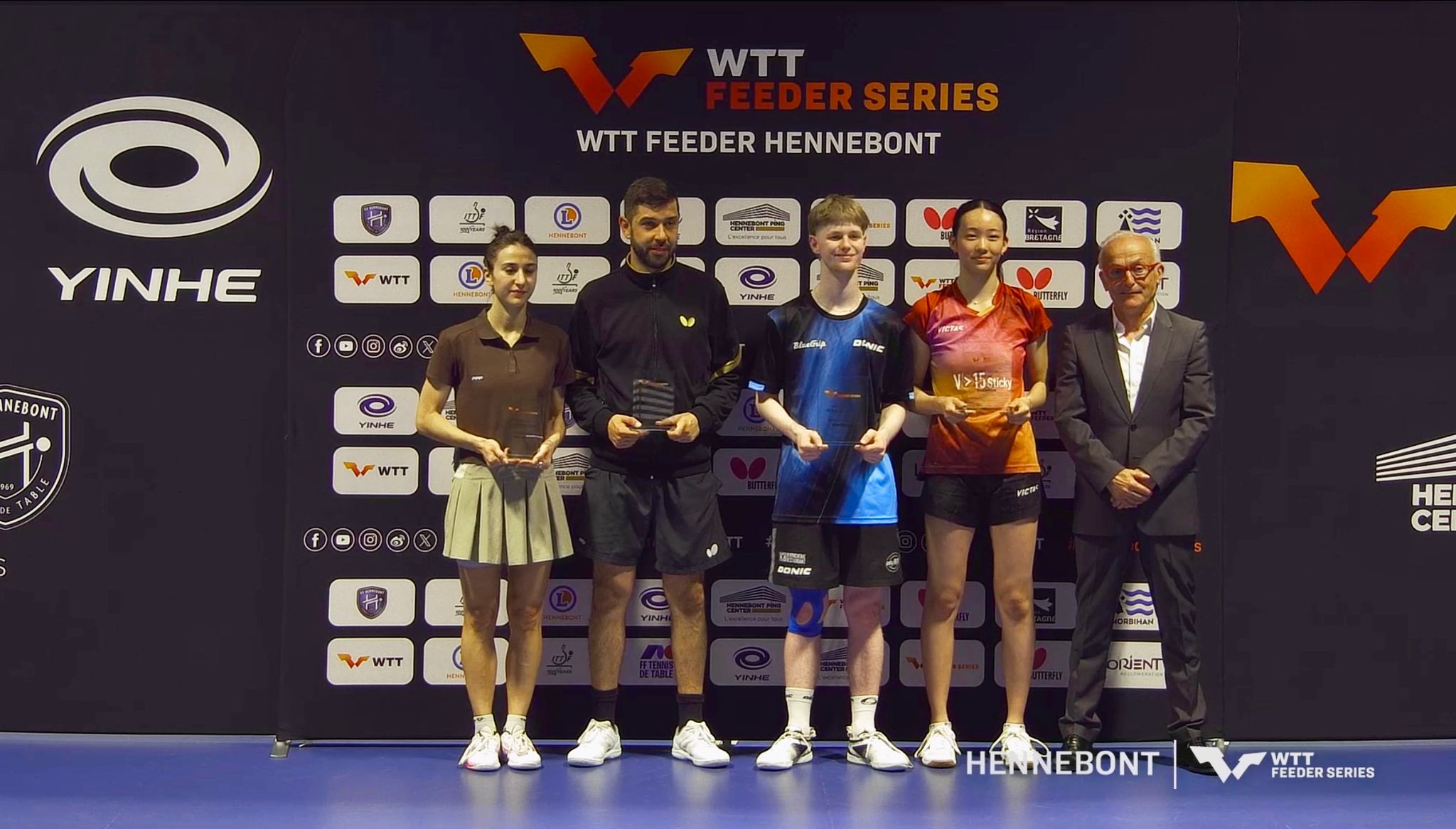 WTT Feeder Hennebont 2026 Niagol Stoyanov e Giorgia Piccolin secondi nel doppio misto