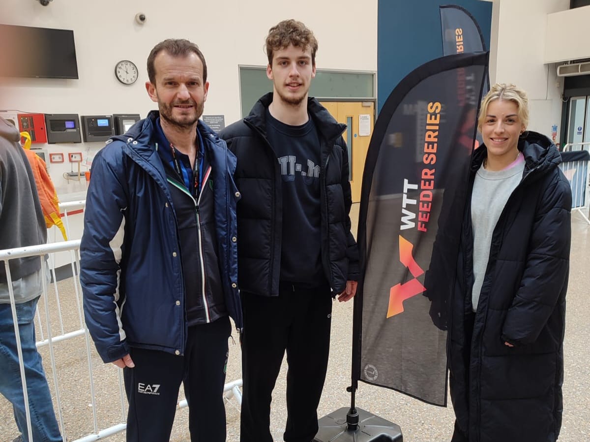 WTT Feeder Manchester 2023 Lorenzo Nannoni Matteo Mutti e Debora Vivarelli