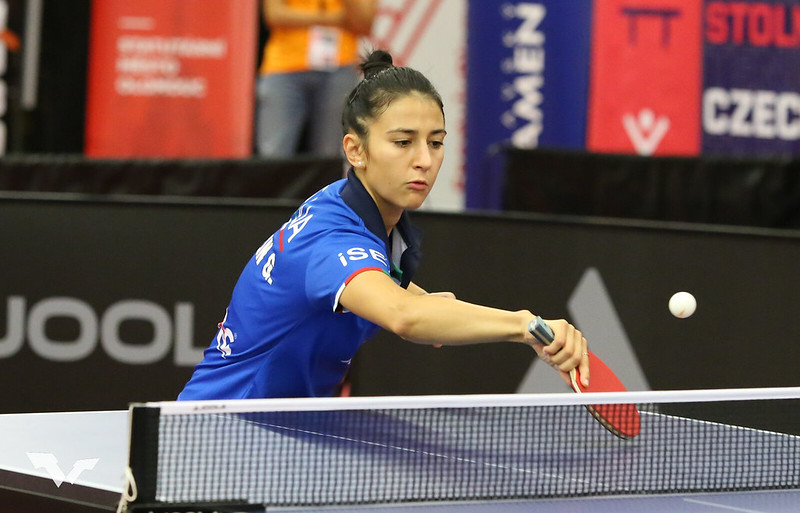 WTT Feeder Olomouc 2022 Giorgia Piccolin rovescio
