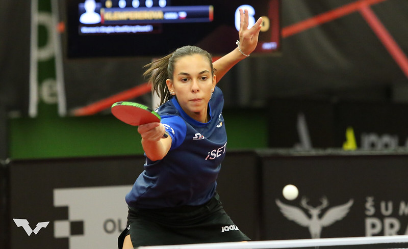 WTT Feeder Olomouc 2022 Valentina Roncallo in azione