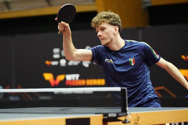 WTT Feeder Parma 2025 Giacomo Izzo in azione