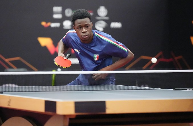 WTT Feeder Parma 2025 John Oyebode al servizio