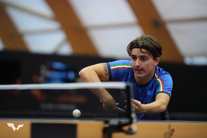 WTT Feeder Parma 2026 Andrea Puppo in azione