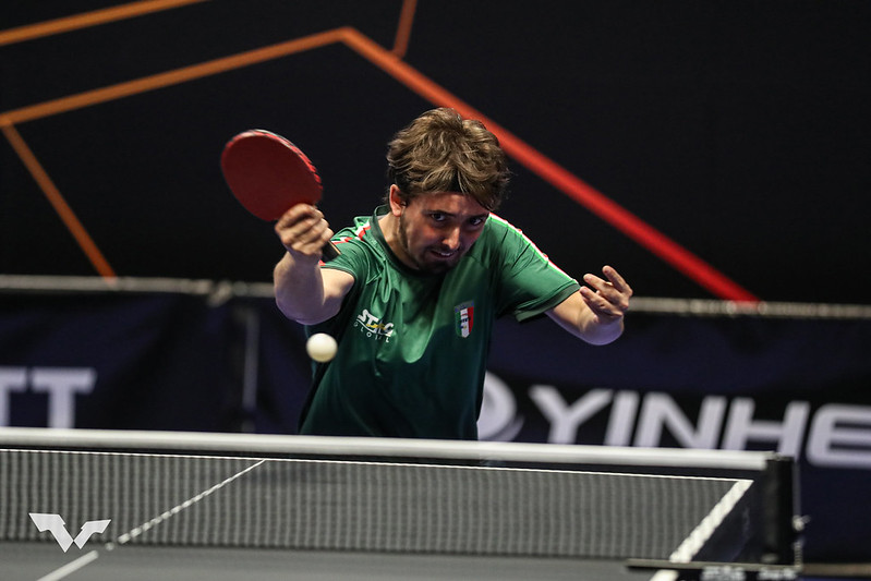 WTT Feeder Prishtina 2025 Andrea Puppo in azione