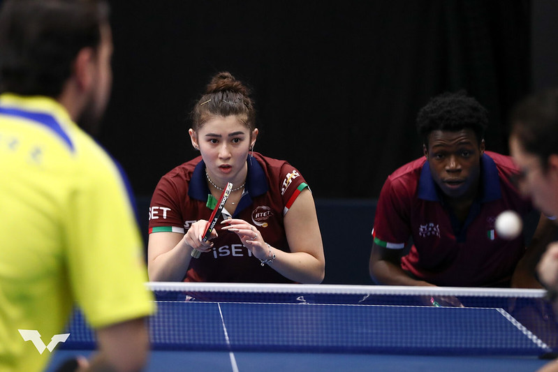 WTT Feeder Stockholm 2023 Gaia Mondardini e John Oyebode