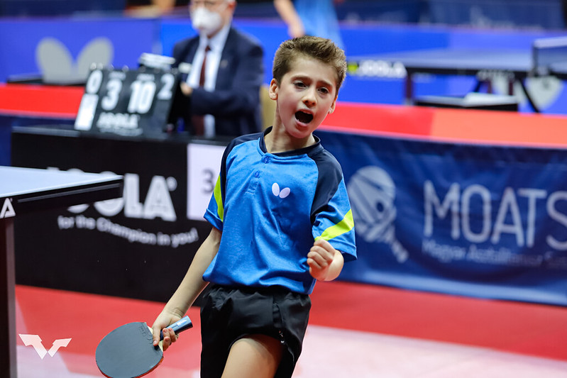 WTT Wouth Contender Szombathely 2021 Francesco Trevisan in azione