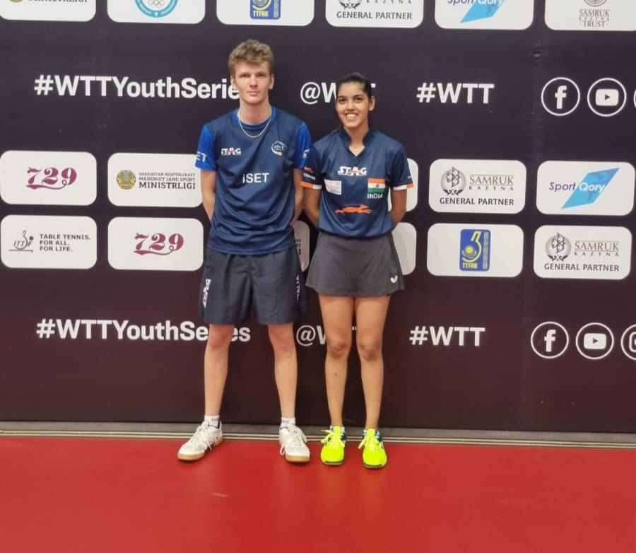 WTT Youth Contender Almaty 2023 Giacomo Izzo e lindiana Pritha Priya Vartikar