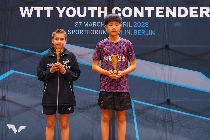 WTT Youth Contender Berlin 2023 Francesco Trevisan argento nel singolare Under 13