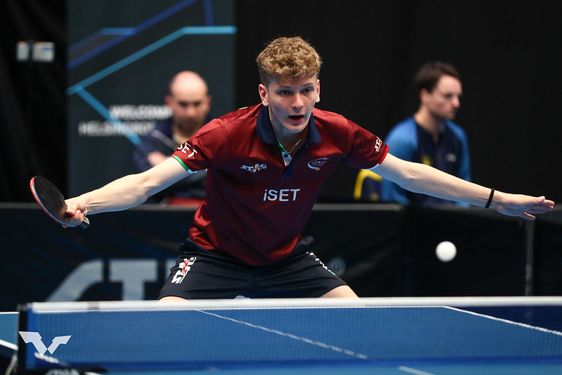 WTT Youth Contender Helsingborg 2024 Giacomo Izzo in azione