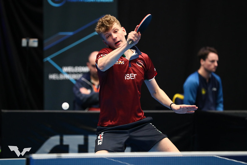 WTT Youth Contender Helsingborg 2024 Giacomo Izzo in azione di diritto