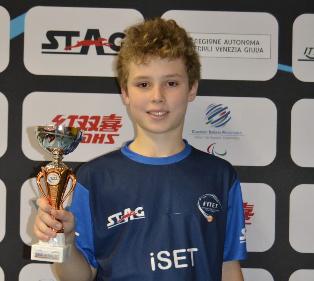 WTT Youth Contender Lignano 2022 Danilo Faso terzo nel singolare Under 13