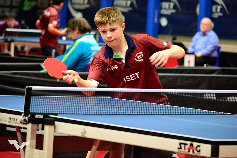 WTT Youth Contender Lignano 2022 Erik Paulina in azione