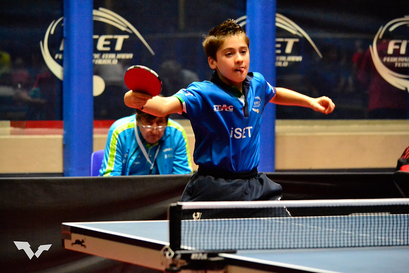 WTT Youth Contender Lignano 2022 Francesco Trevisan in azione