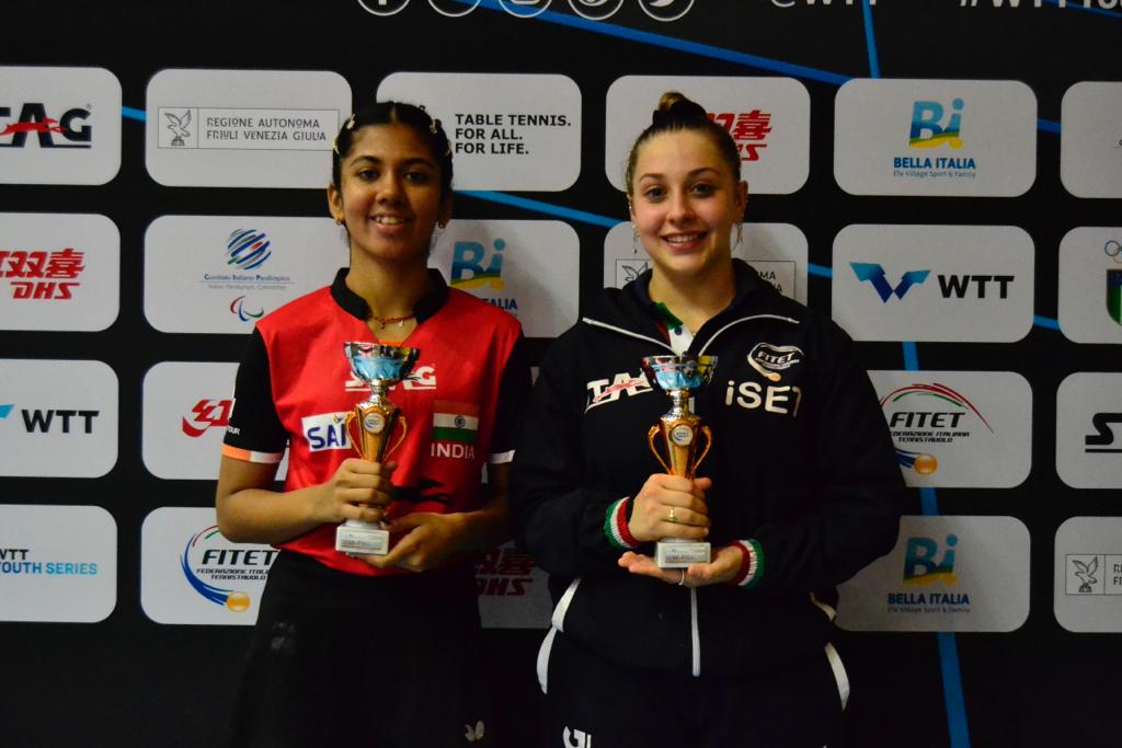 WTT Youth Contender Lignano 2022 Nicole Arlia e Suhana Saini terze nel singolare Under 17