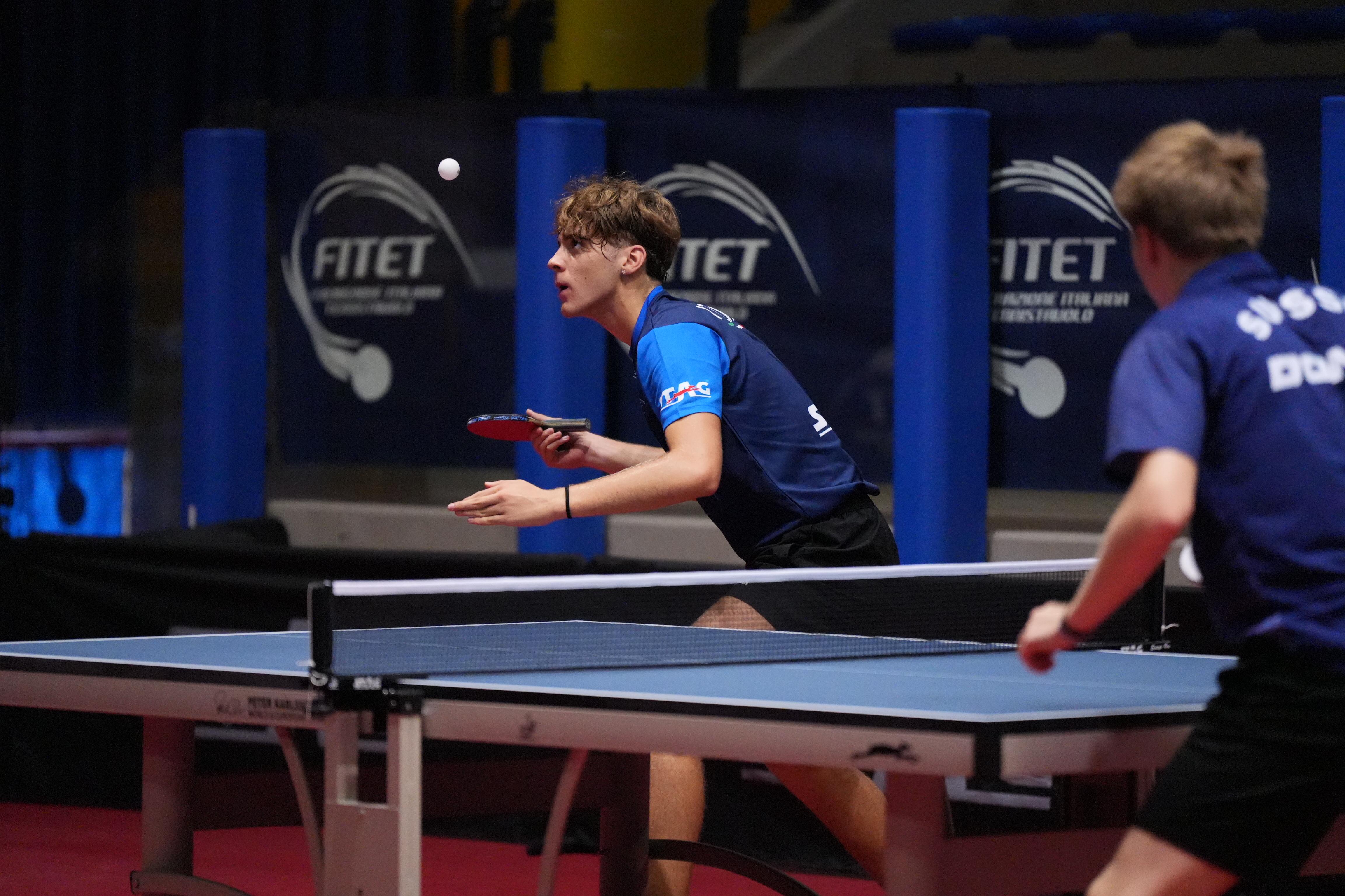 WTT Youth Contender Lignano 2023 Giacomo Allegranza in azione