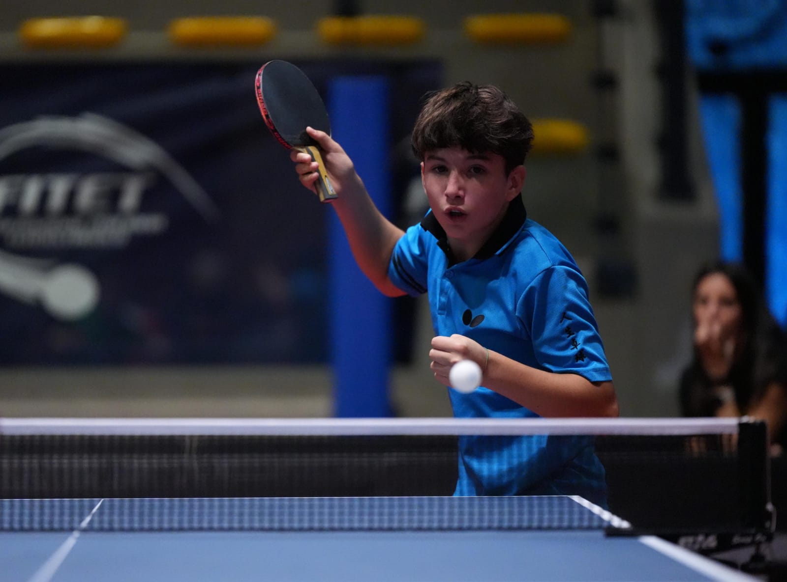 WTT Youth Contender Lignano 2023 Lorenzo Comini in azione