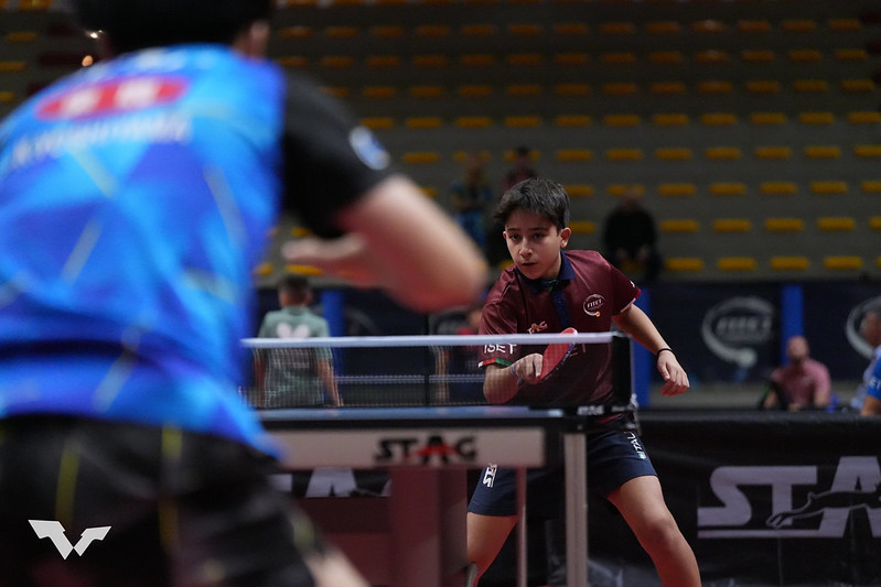 WTT Youth Contender Lignano 2023 Nicholas Famà in azione