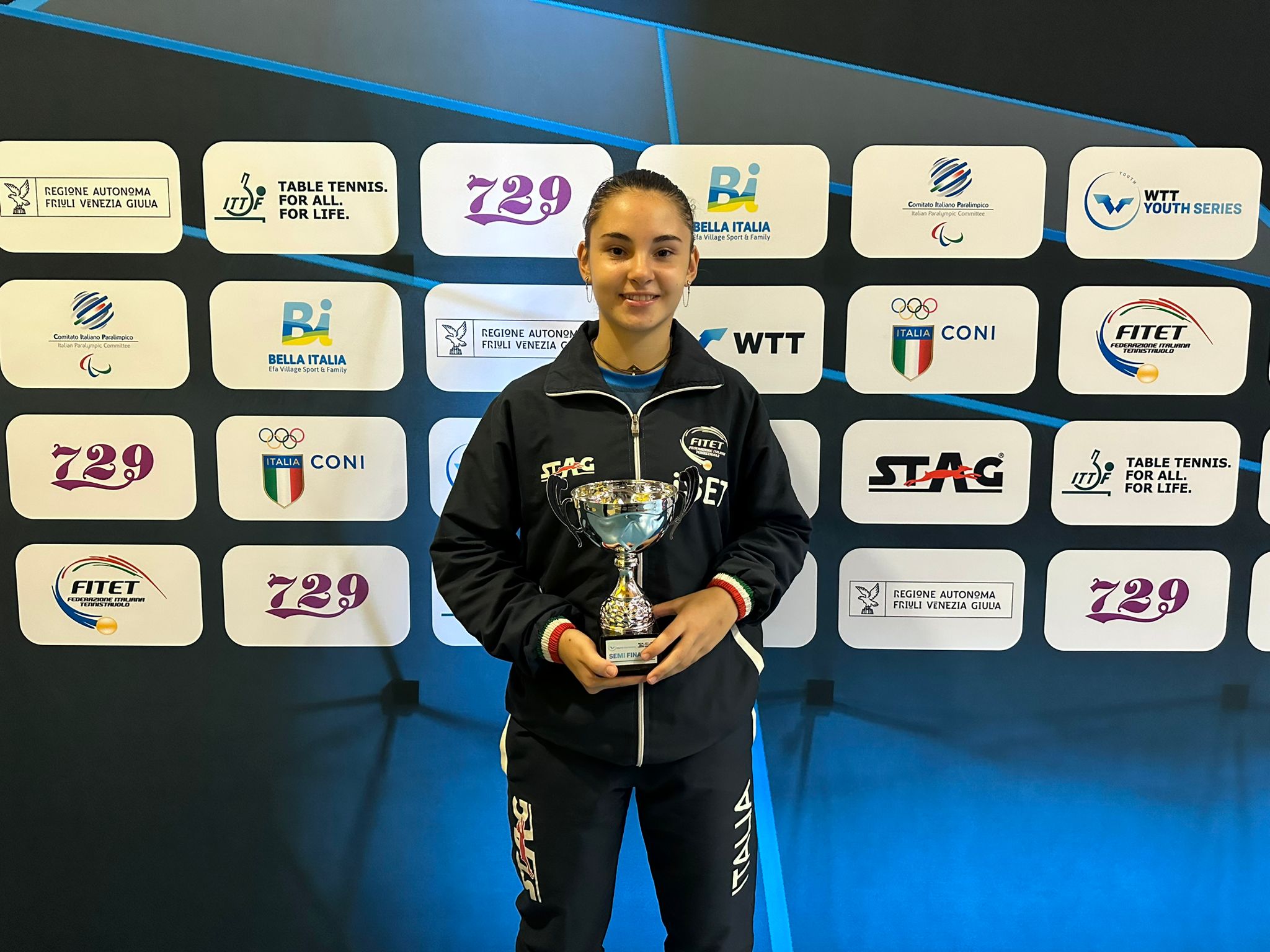 WTT Youth Contender Lignano 2023 Sofia Minurri terza nel singolare Under 15
