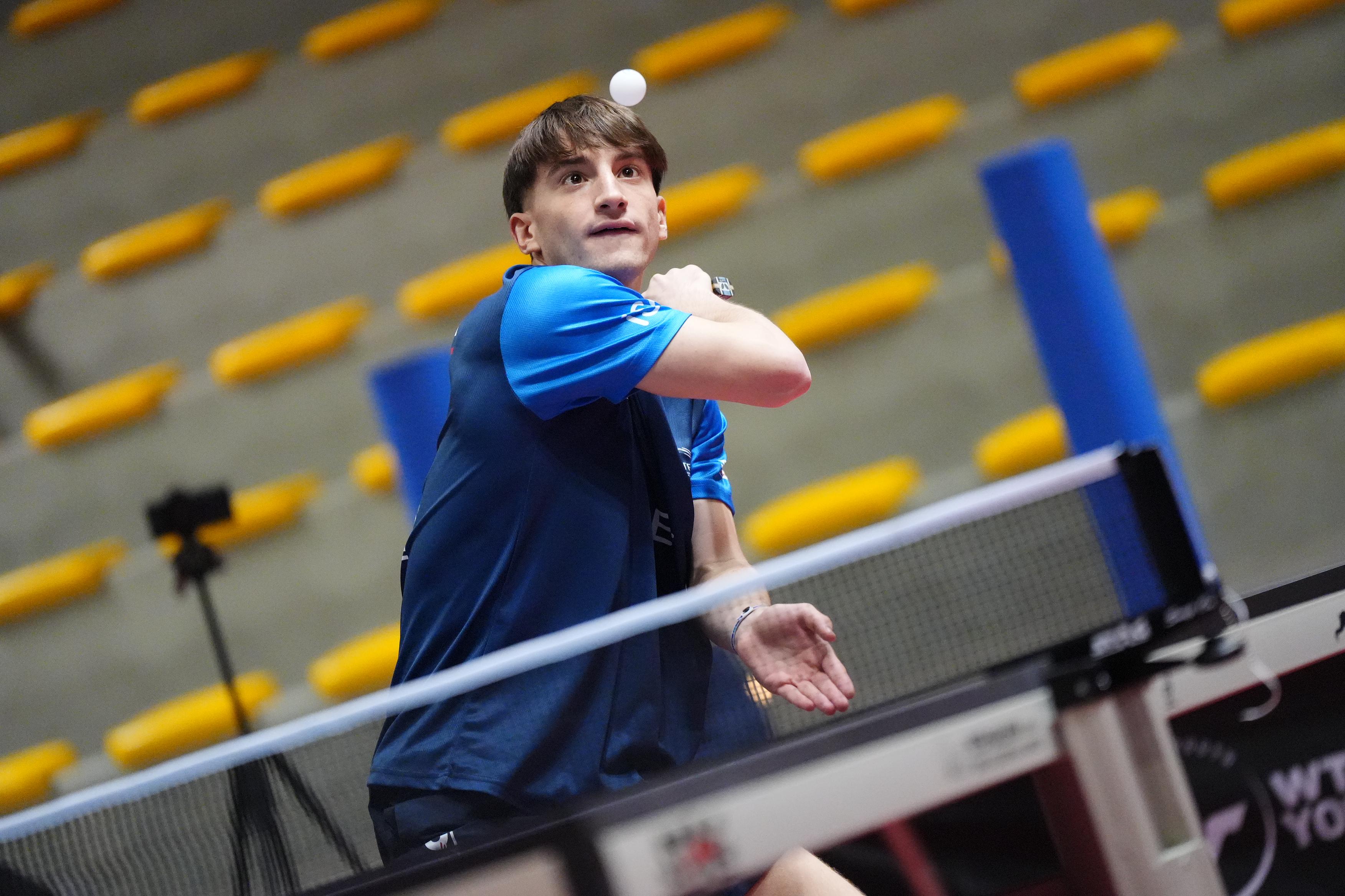 WTT Youth Contender Lignano 2024 Jacopo Cipriano in azione