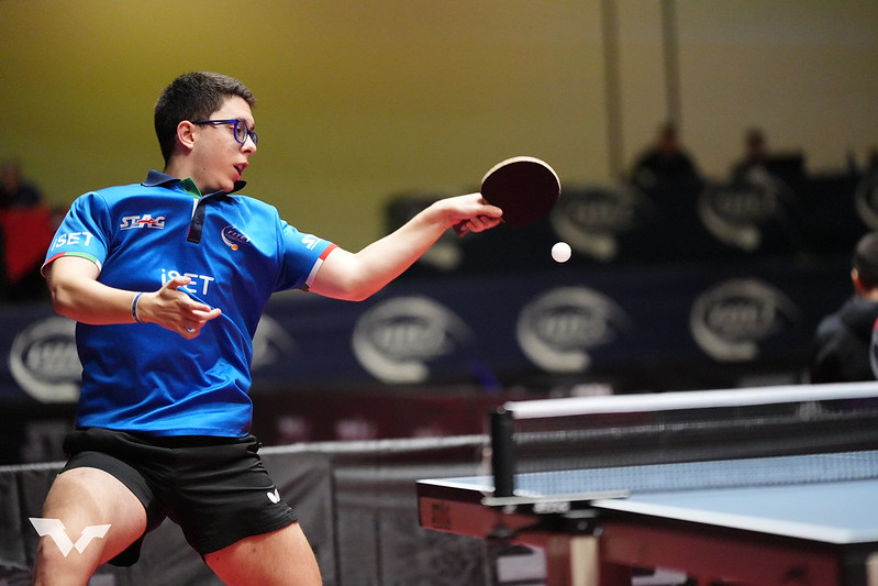 WTT Youth Contender Lignano 2024 Matteo Fantoni in azione