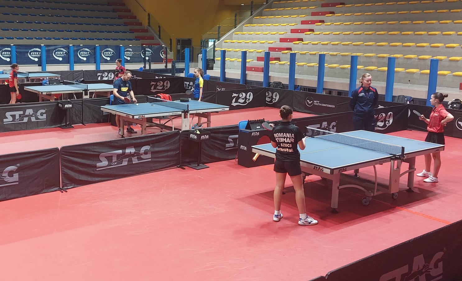 WTT Youth Contender Lignano 2024 allenamenti