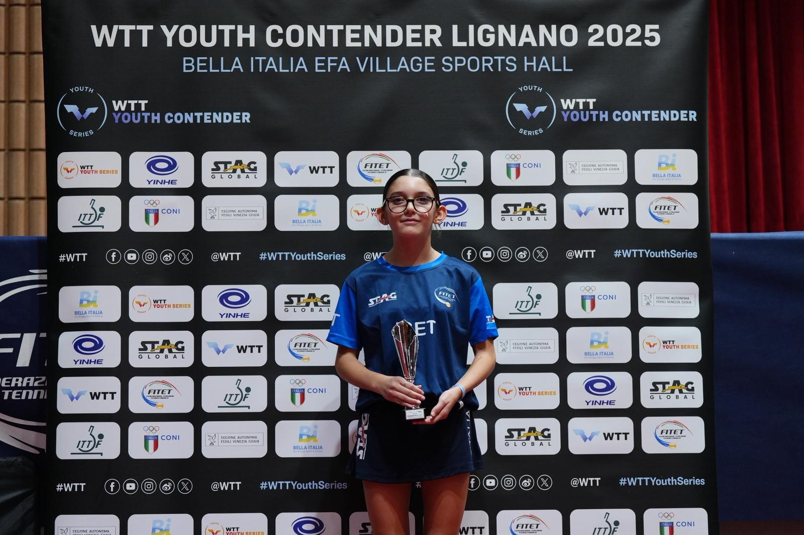 WTT_Youth_Contender_Lignano_2025_Amelia_Buzzoni_terza_nel_singolare_Under_11