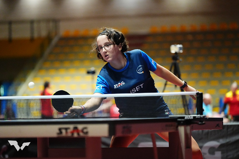 WTT Youth Contender Lignano 2025 Claudia Bertolini in azione