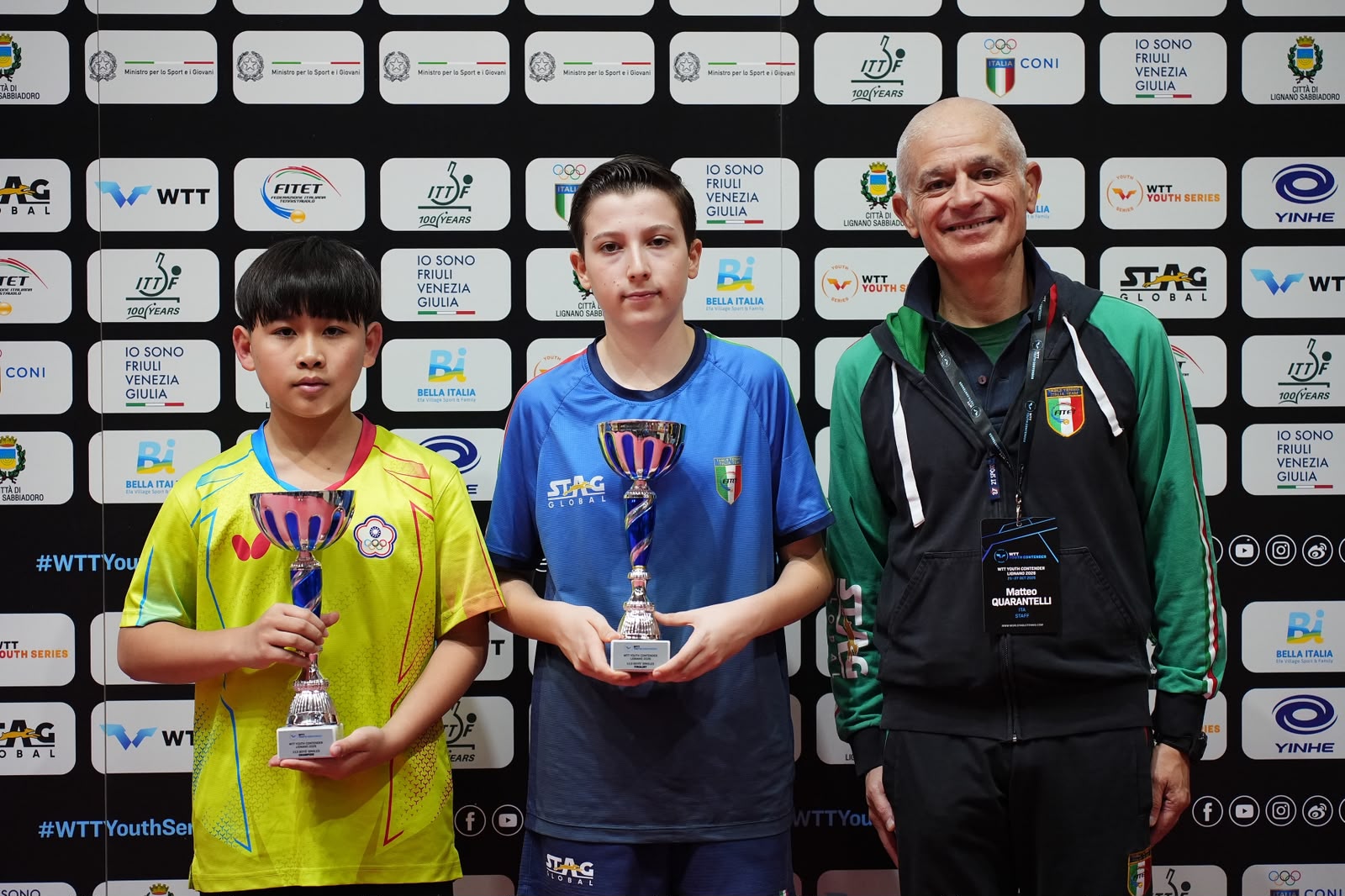 WTT Youth Contender Lignano 2026 Pietro Campagna secondo nel singolare Under 13