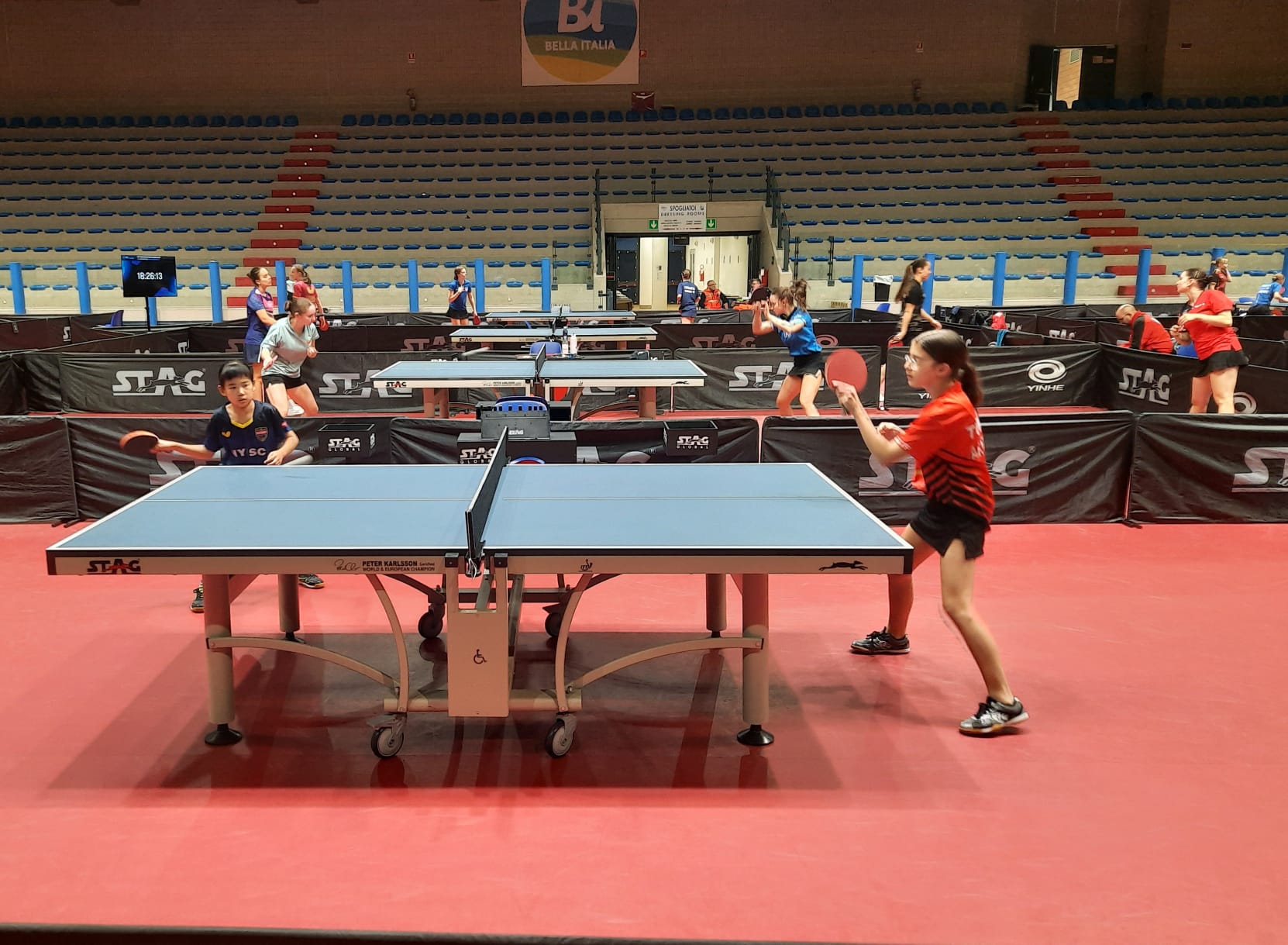 WTT Youth Contender Lignano 2026 allenamenti femminili