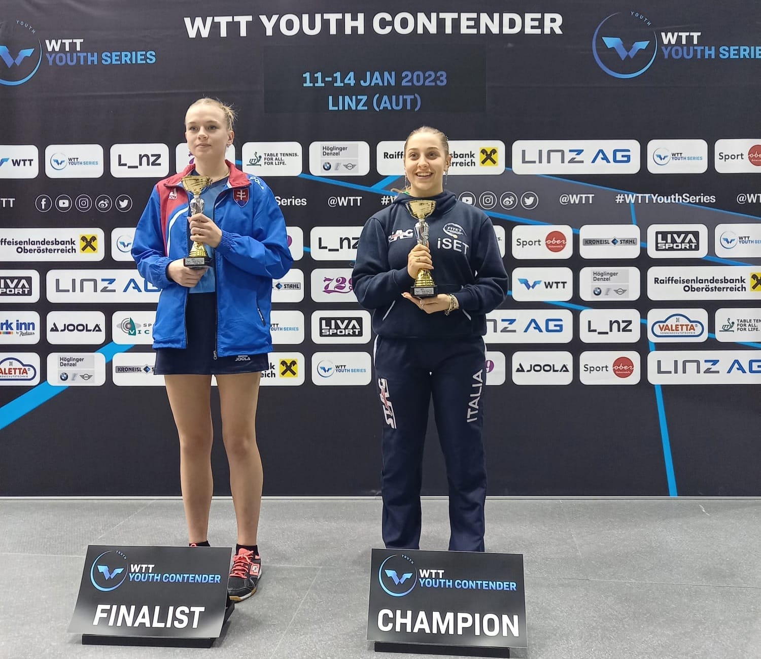 WTT Youth Contender Linz 2023 Nicole Arlia vincitrice del singolare Under 19