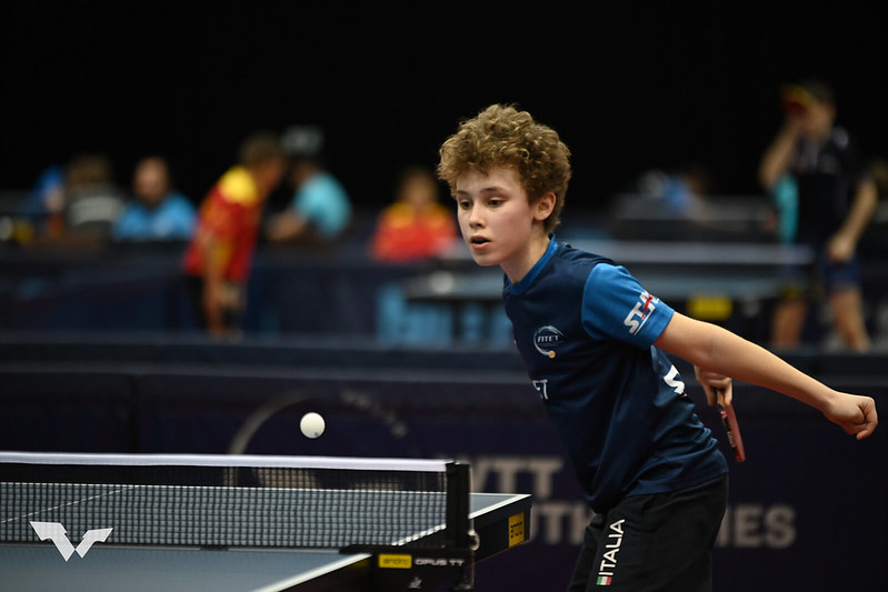 WTT Youth Contender Linz 2024 Danilo Faso in azione