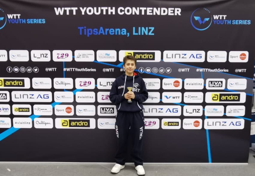 WTT Youth Contender Linz 2024 Francesco Trevisan terzo nel singolare Under 15