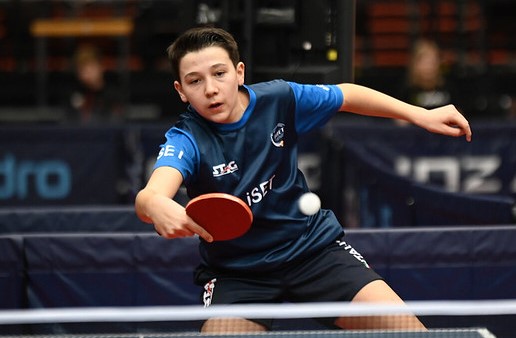 WTT Youth Contender Linz 2024 Giulio Campagna in azione