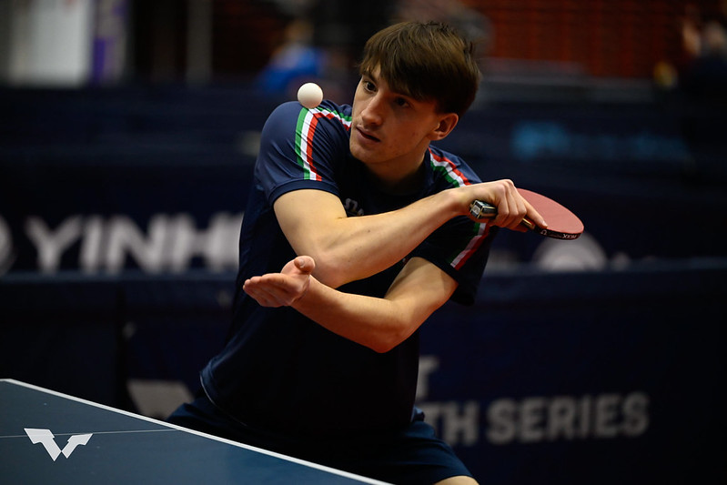 WTT Youth Contender Linz 2026 Jacopo Cipriano al servizio