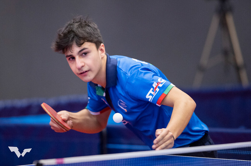 WTT Youth Contender Metz 2022 Antonio Giordano in azione