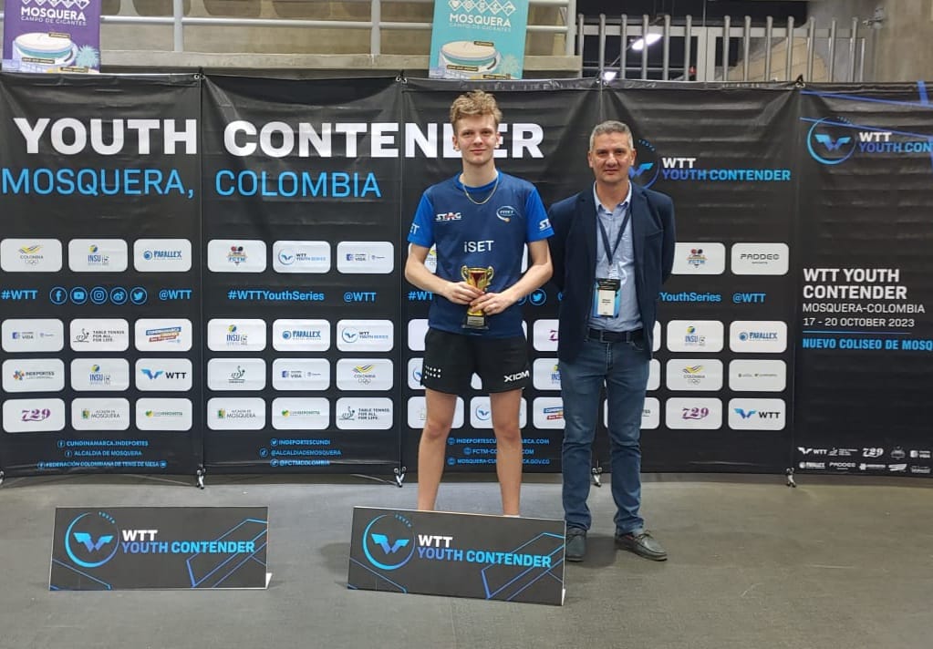 WTT Youth Contender Mosquera 2023 Giacomo Izzo terzo nel singolare Under 17