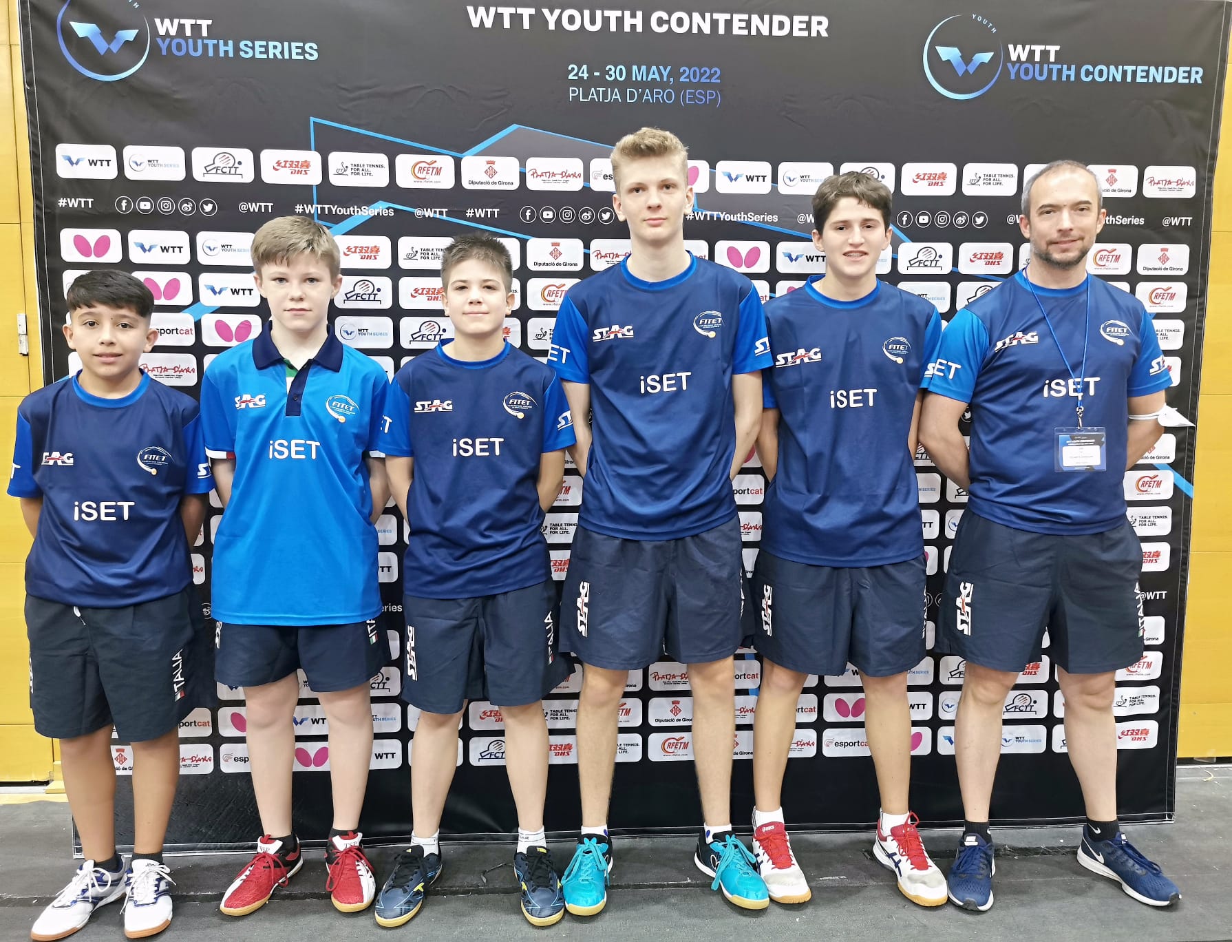 WTT Youth Contender Platja dAro 2022 Nazionali Under 15 e Under 13